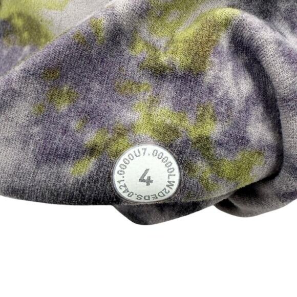 LULULEMON Align Reversible Bra Size 4 Radial Tie Dye Mauve Grey Multi - Picture 6 of 9